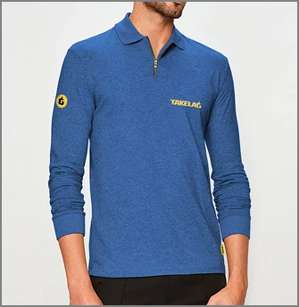Кофта-поло TAKELAG з довгим рукавом (чоловіча)﻿